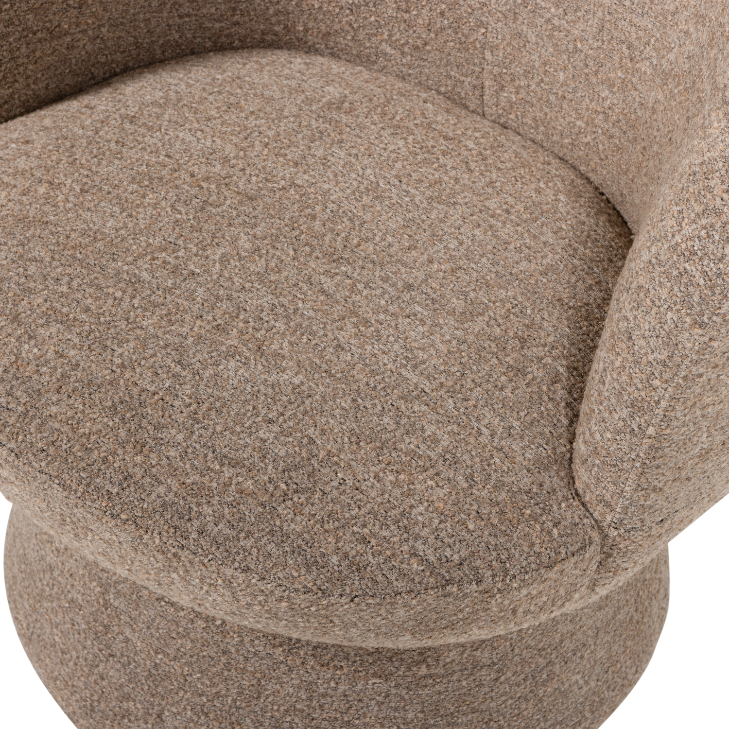 Shuffle Draaifauteuil Bruin Melange