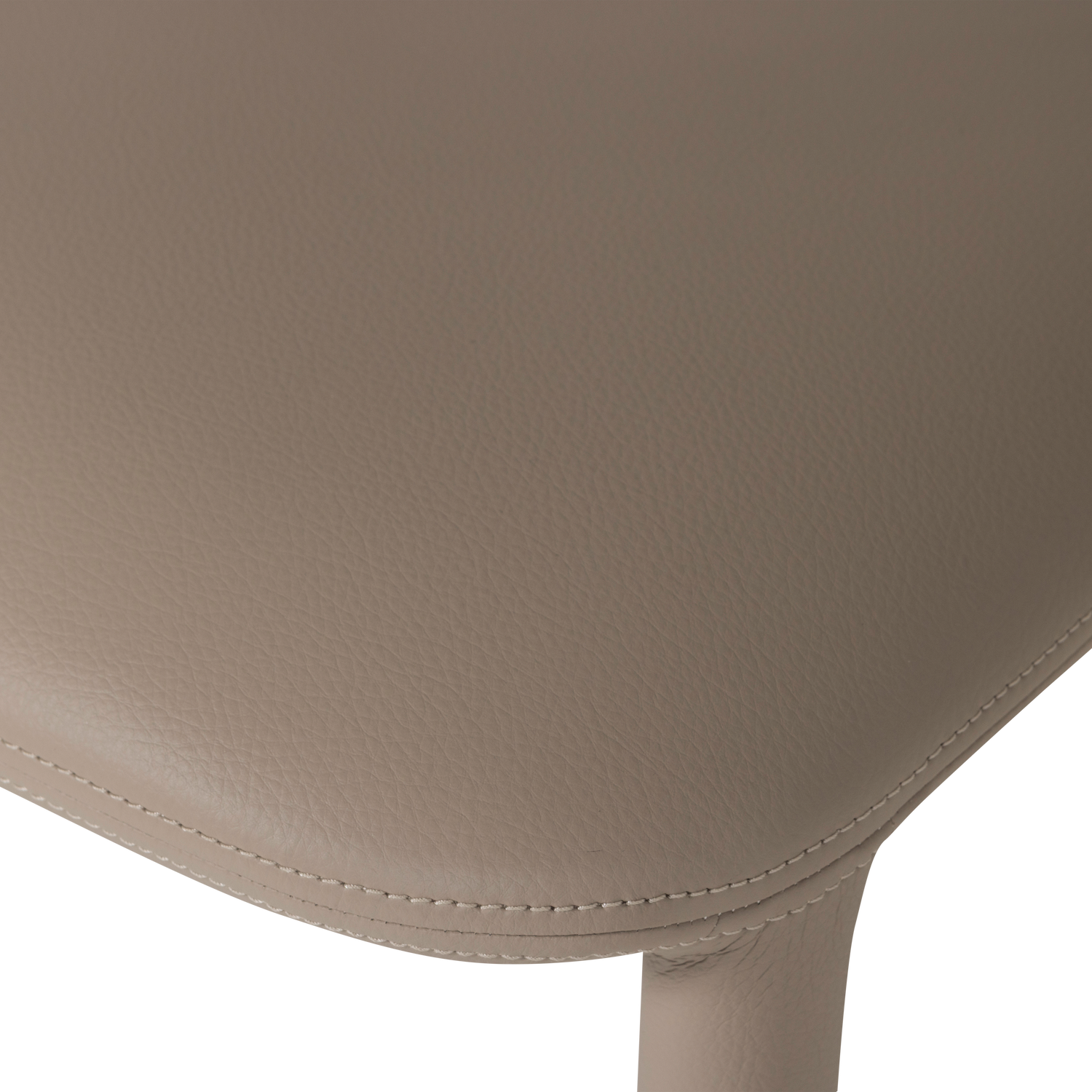 Noble Eetkamerstoel Leerlook Beige