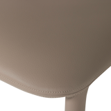 Noble Eetkamerstoel Leerlook Beige