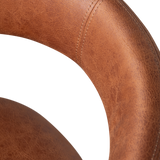 Noble Eetkamerstoel Leerlook Cognac