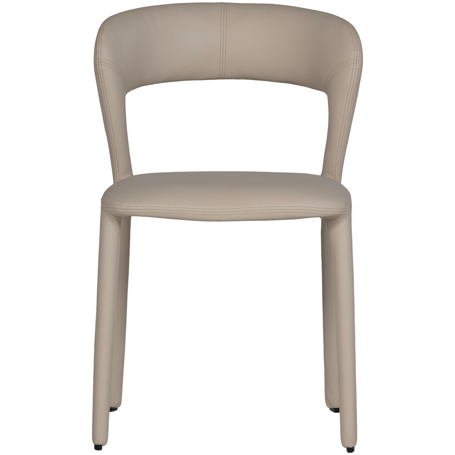 Noble Eetkamerstoel Leerlook Beige