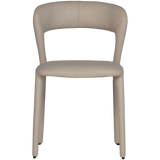 Noble Eetkamerstoel Leerlook Beige