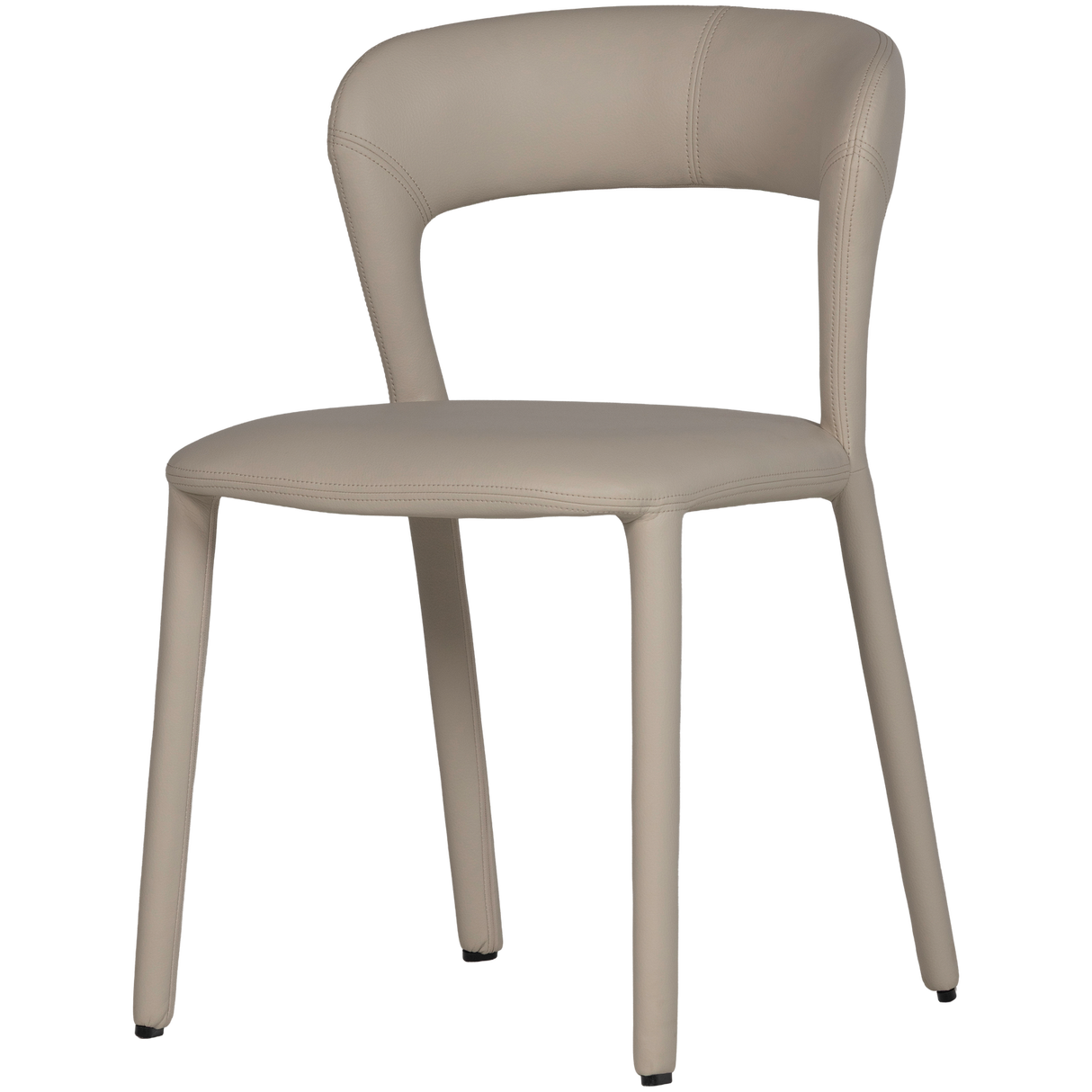 Noble Eetkamerstoel Leerlook Beige