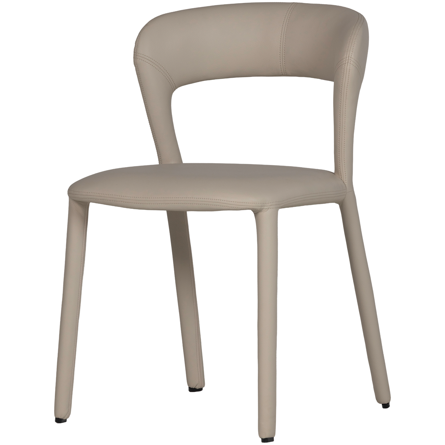 Noble Eetkamerstoel Leerlook Beige
