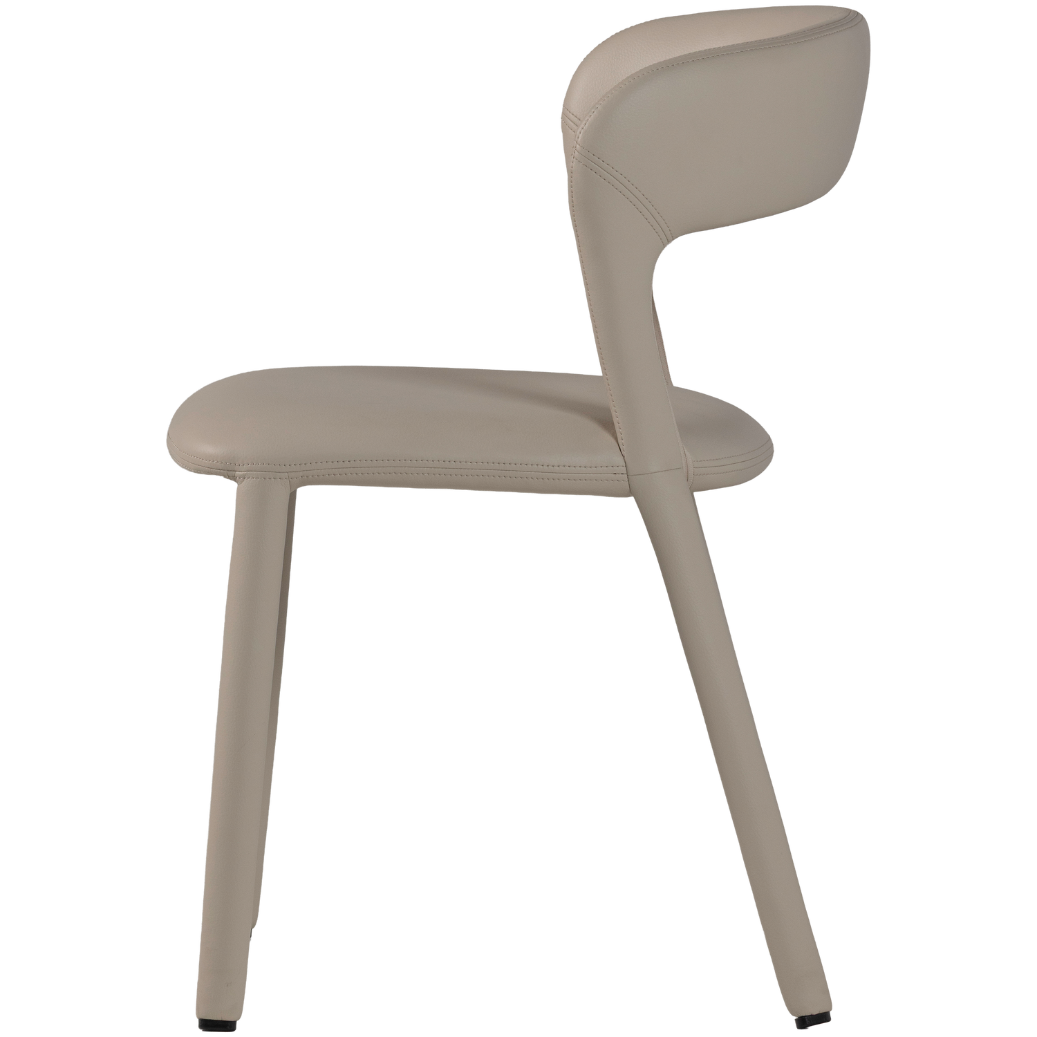 Noble Eetkamerstoel Leerlook Beige