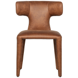Permit Eetkamerstoel Leerlook Cognac