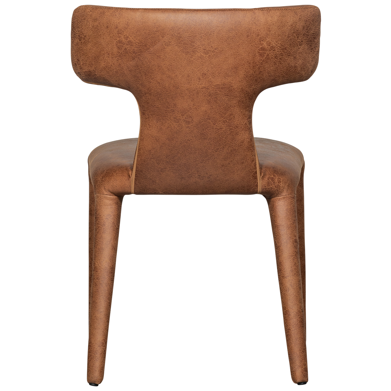 Permit Eetkamerstoel Leerlook Cognac