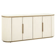 Dressoir Tivoli 4-deurs (White) van Richmond Interiors – Luxe comfort op maat van PureWonen. Vraag naar de beste prijs.