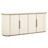 Dressoir Tivoli 4-deurs (White) van Richmond Interiors – Luxe comfort op maat van PureWonen. Vraag naar de beste prijs.