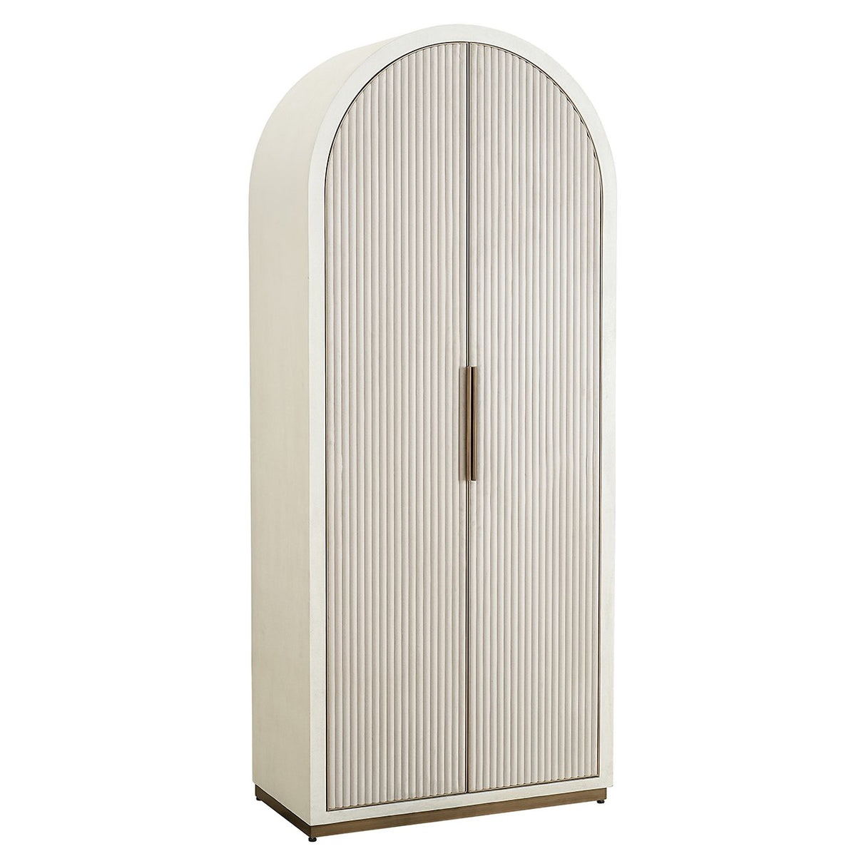 Wandkast Tivoli met gebogen bovenkant 2-deurs (White) van Richmond Interiors – Luxe comfort op maat van PureWonen. Vraag naar de beste prijs.