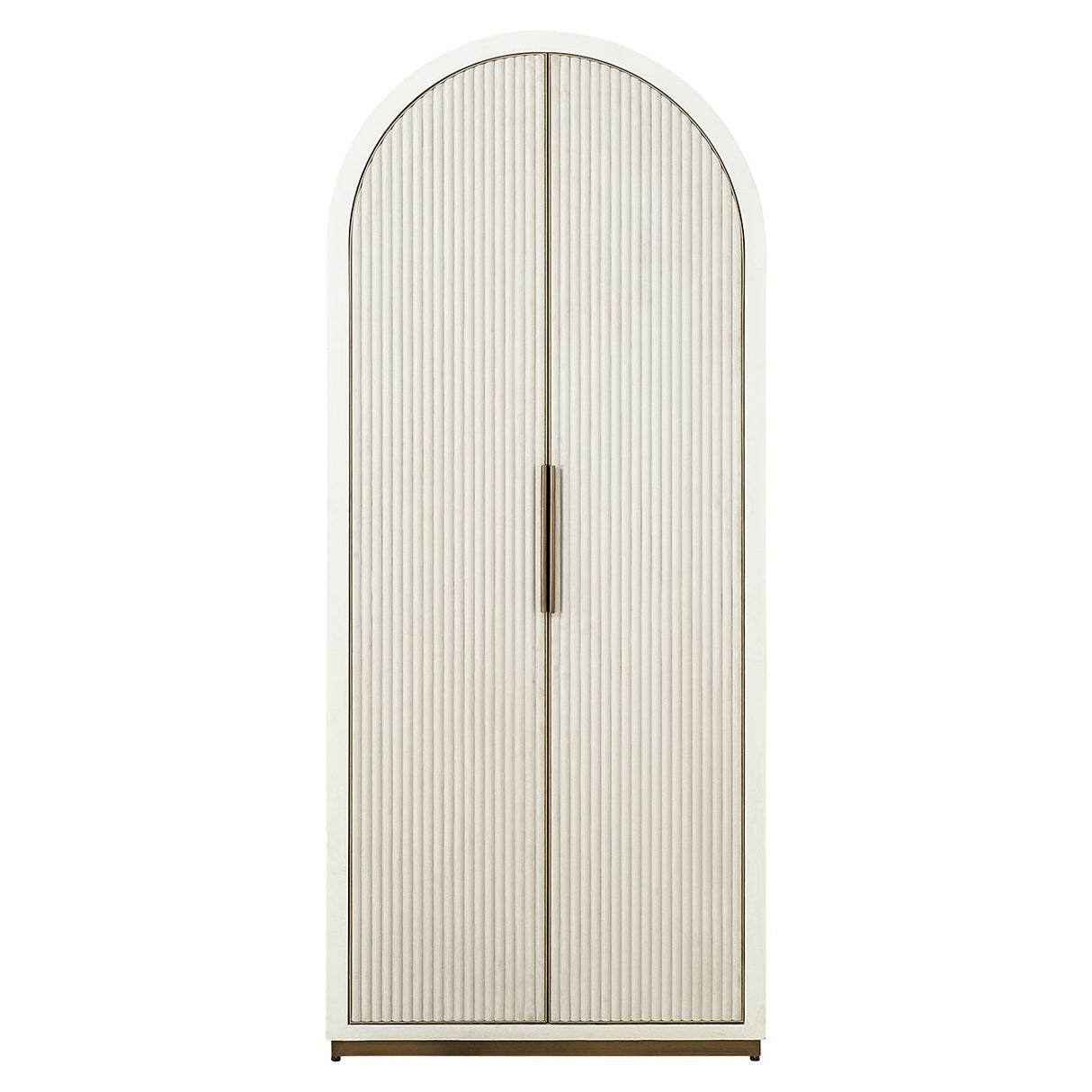 Wandkast Tivoli met gebogen bovenkant 2-deurs (White) van Richmond Interiors – Luxe comfort op maat van PureWonen. Vraag naar de beste prijs.
