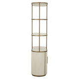 Wandkast Tivoli 2-deurs 3 open planken (White) van Richmond Interiors – Luxe comfort op maat van PureWonen. Vraag naar de beste prijs.