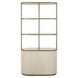 Wandkast Tivoli 2-deurs 3 open planken (White) van Richmond Interiors – Luxe comfort op maat van PureWonen. Vraag naar de beste prijs.