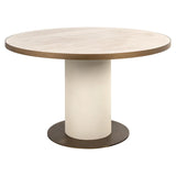 Eettafel Tivoli white 130Ø