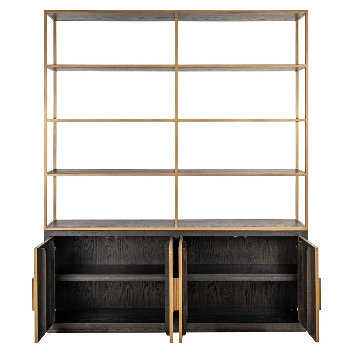 Wandkast Carter brown large 4-doors