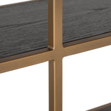 Wandkast Carter brown large 4-doors