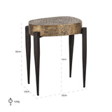 Bijzettafel Declan (Black/gold) van Richmond Interiors – Luxe comfort op maat van PureWonen. Vraag naar de beste prijs.