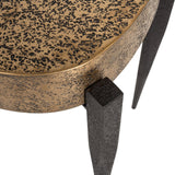 Bijzettafel Declan (Black/gold) van Richmond Interiors – Luxe comfort op maat van PureWonen. Vraag naar de beste prijs.