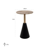Bijzettafel Cobra 30Ø (Gold) van Richmond Interiors – Luxe comfort op maat van PureWonen. Vraag naar de beste prijs.