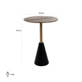 Bijzettafel Cobra 40Ø (Gold) van Richmond Interiors - laagste prijs offerte van PureWonen