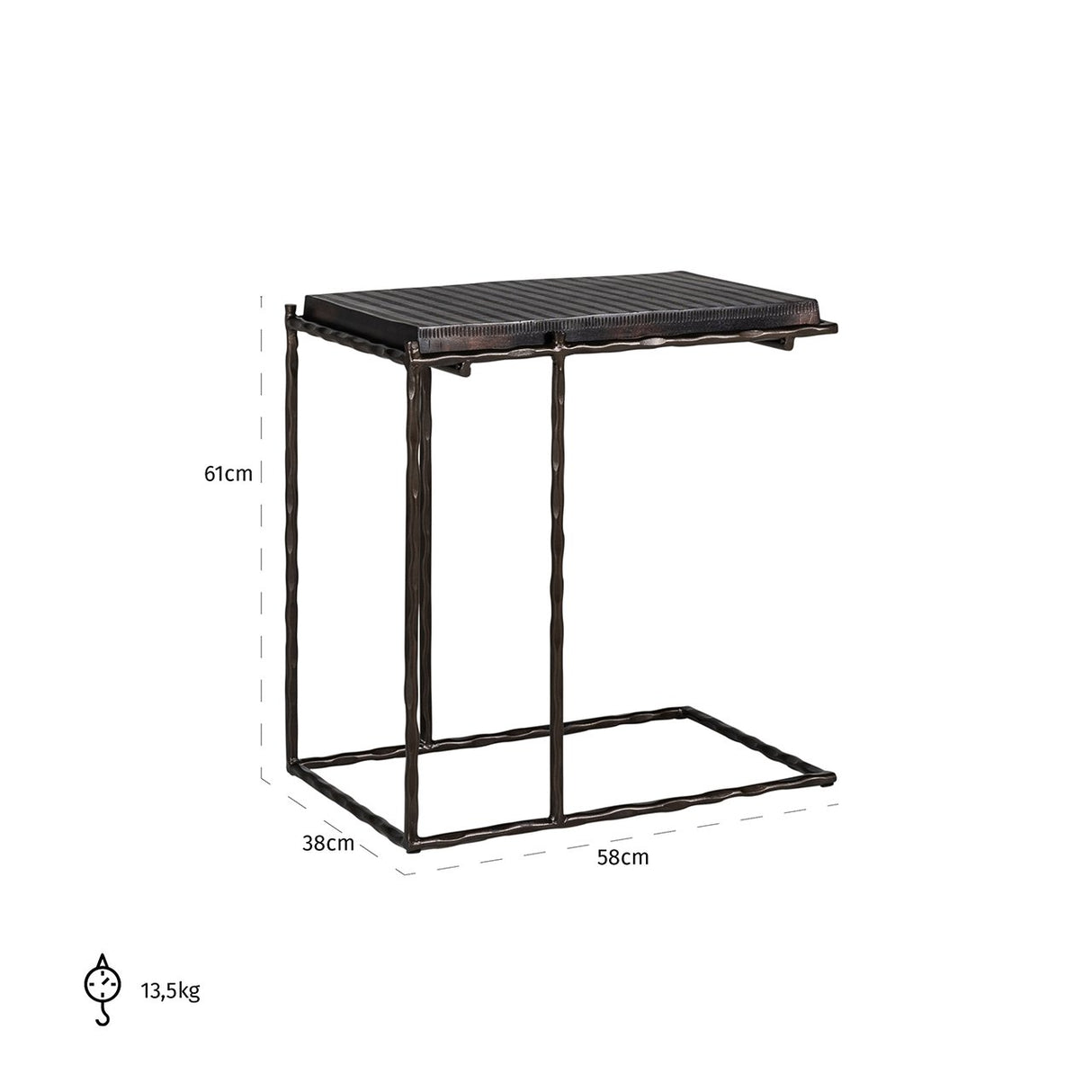 Sofa tafel Ventana (Black) van Richmond Interiors – Luxe comfort op maat van PureWonen. Vraag naar de beste prijs.