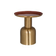 Bijzettafel Inaya 41Ø (Brushed Gold) van Richmond Interiors – Luxe comfort op maat van PureWonen. Vraag naar de beste prijs.