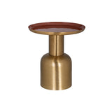 Bijzettafel Inaya 41Ø (Brushed Gold) van Richmond Interiors – Luxe comfort op maat van PureWonen. Vraag naar de beste prijs.