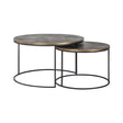 Salontafel Tulum set van 2 (Brushed Gold) van Richmond Interiors – Luxe comfort op maat van PureWonen. Vraag naar de beste prijs.