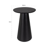 Bijzettafel Jazz (Black) van Richmond Interiors – Luxe comfort op maat van PureWonen. Vraag naar de beste prijs.