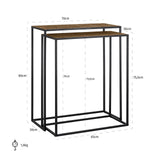 Wandtafel Bristol set van 2 van Richmond Interiors – Luxe comfort op maat van PureWonen. Vraag naar de beste prijs.