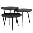 Salontafel Oxford set van 3 (Black) van Richmond Interiors – Luxe comfort op maat van PureWonen. Vraag naar de beste prijs.