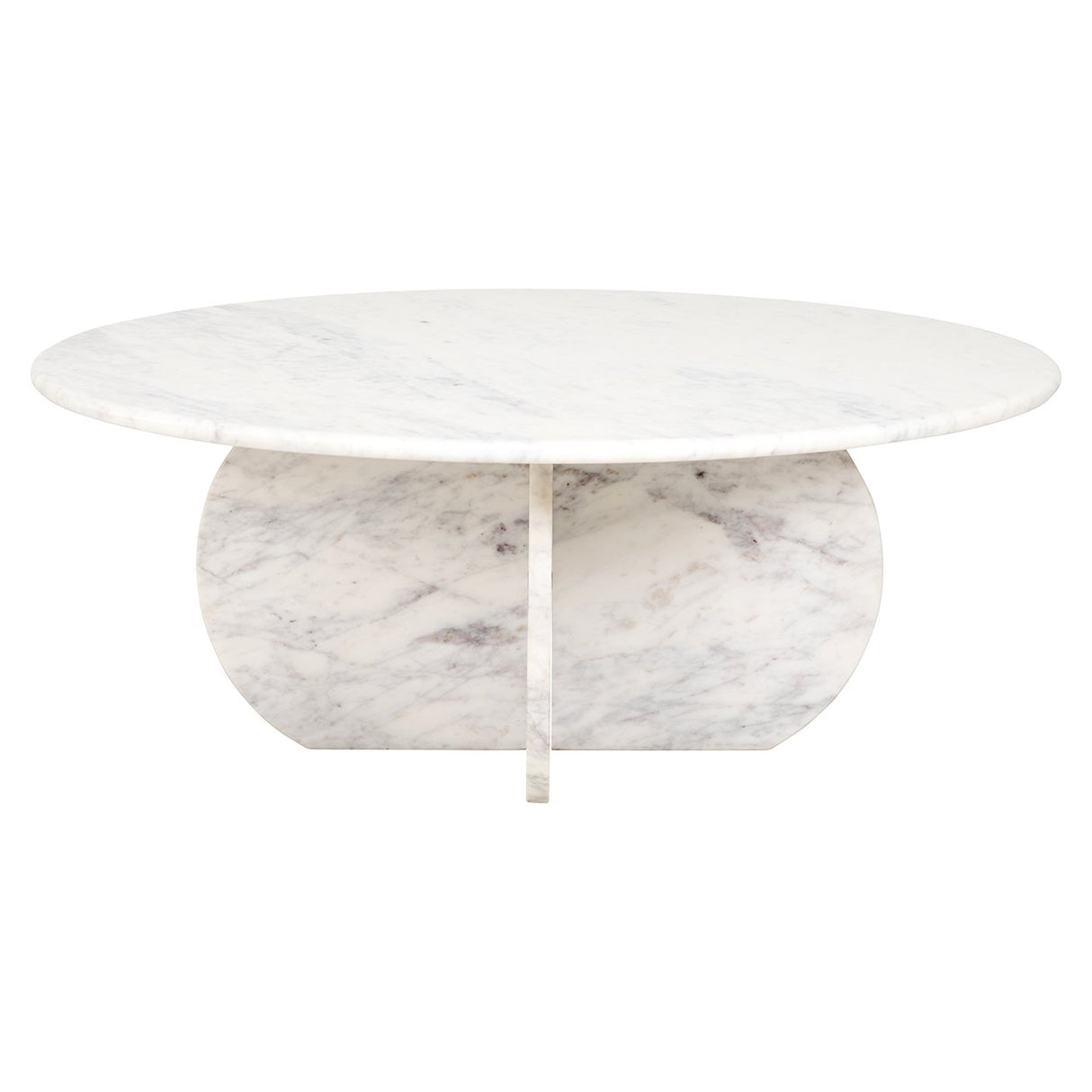 Salontafel Holmes 90Ø (White) van Richmond Interiors – Luxe comfort op maat van PureWonen. Vraag naar de beste prijs.
