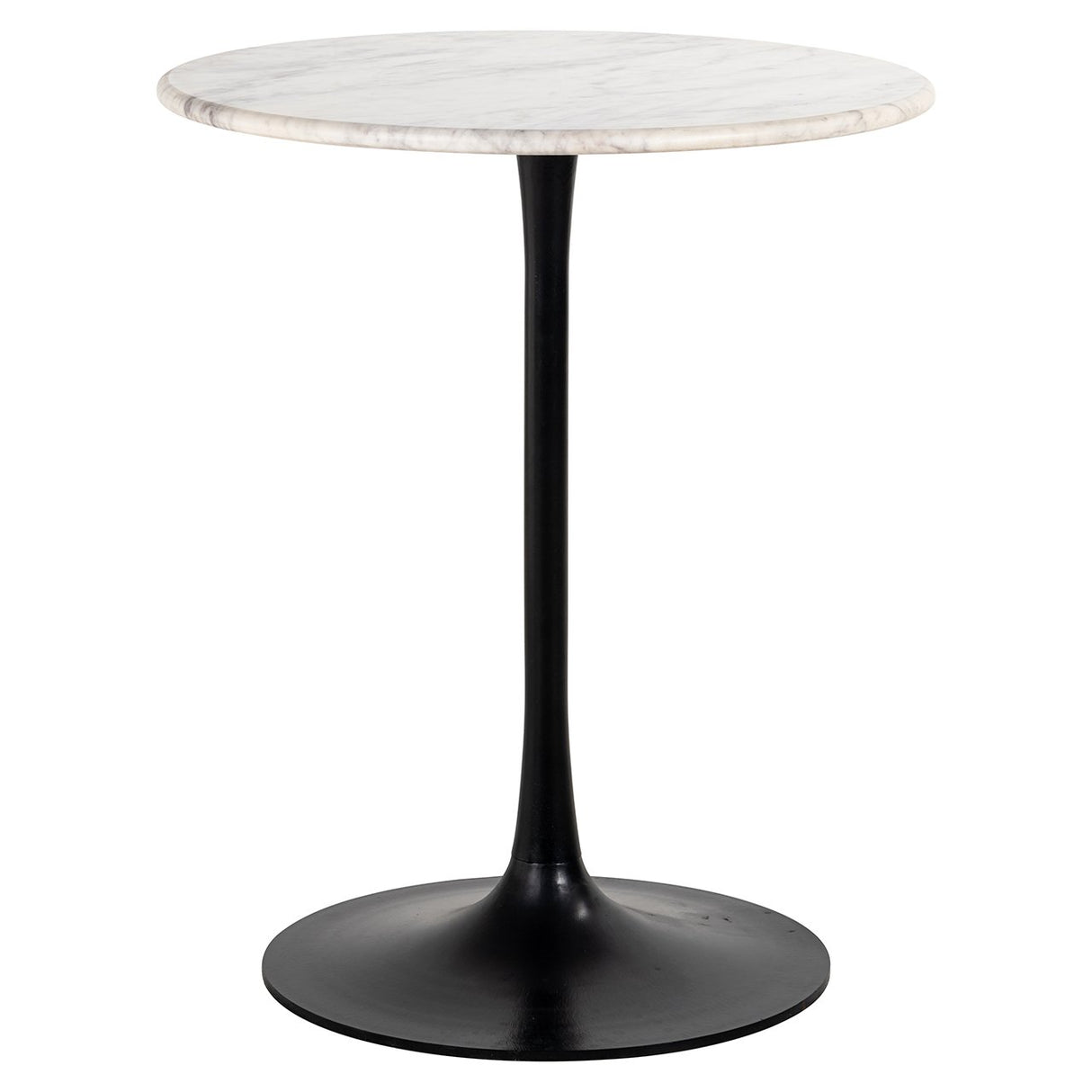 Bistrotafel Carlten wit 65Ø (Black/white) van Richmond Interiors – Luxe comfort op maat van PureWonen. Vraag naar de beste prijs.