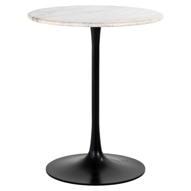 Bistrotafel Carlten wit 65Ø (Black/white) van Richmond Interiors – Luxe comfort op maat van PureWonen. Vraag naar de beste prijs.