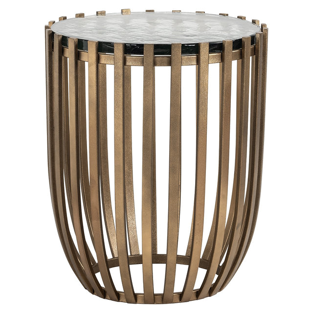 Bijzettafel Volante 47Ø (Gold) van Richmond Interiors – Luxe comfort op maat van PureWonen. Vraag naar de beste prijs.