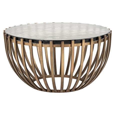 Salontafel Volante 83Ø (Gold) van Richmond Interiors – Luxe comfort op maat van PureWonen. Vraag naar de beste prijs.
