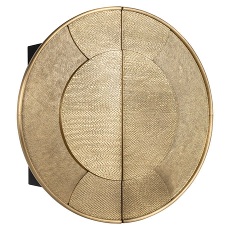 Wandkast Bowie (Black/gold) van Richmond Interiors – Luxe comfort op maat van PureWonen. Vraag naar de beste prijs.