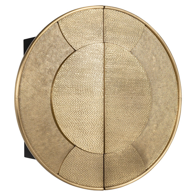 Wandkast Bowie (Black/gold) van Richmond Interiors – Luxe comfort op maat van PureWonen. Vraag naar de beste prijs.