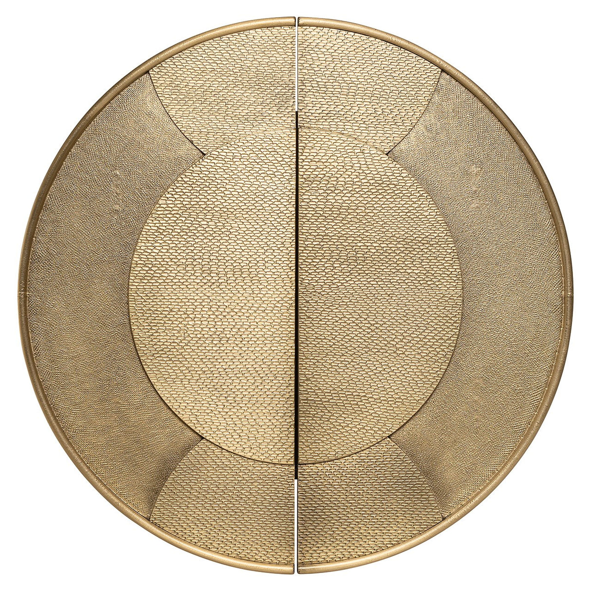 Wandkast Bowie (Black/gold) van Richmond Interiors – Luxe comfort op maat van PureWonen. Vraag naar de beste prijs.