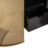Wandkast Bowie (Black/gold) van Richmond Interiors – Luxe comfort op maat van PureWonen. Vraag naar de beste prijs.