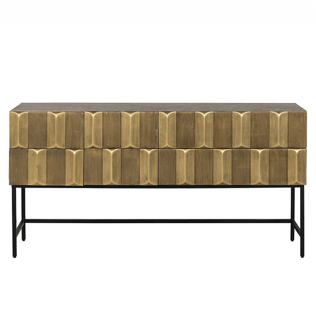 Dressoir Jaxx (Black/gold) van Richmond Interiors – Luxe comfort op maat van PureWonen. Vraag naar de beste prijs.