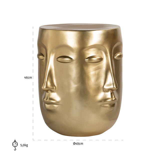 Bijzettafel Christy goud (Gold) van Richmond Interiors – Luxe comfort op maat van PureWonen. Vraag naar de beste prijs.