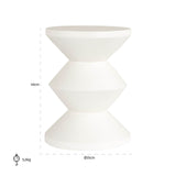 Bijzettafel Bloomstone Diablo 34Ø (White) van Richmond Interiors – Luxe comfort op maat van PureWonen. Vraag naar de beste prijs.