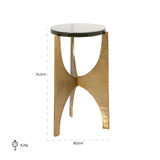 Bijzettafel Avery (Gold) van Richmond Interiors – Luxe comfort op maat van PureWonen. Vraag naar de beste prijs.