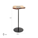 Bijzettafel Carlin (Brown) van Richmond Interiors – Luxe comfort op maat van PureWonen. Vraag naar de beste prijs.