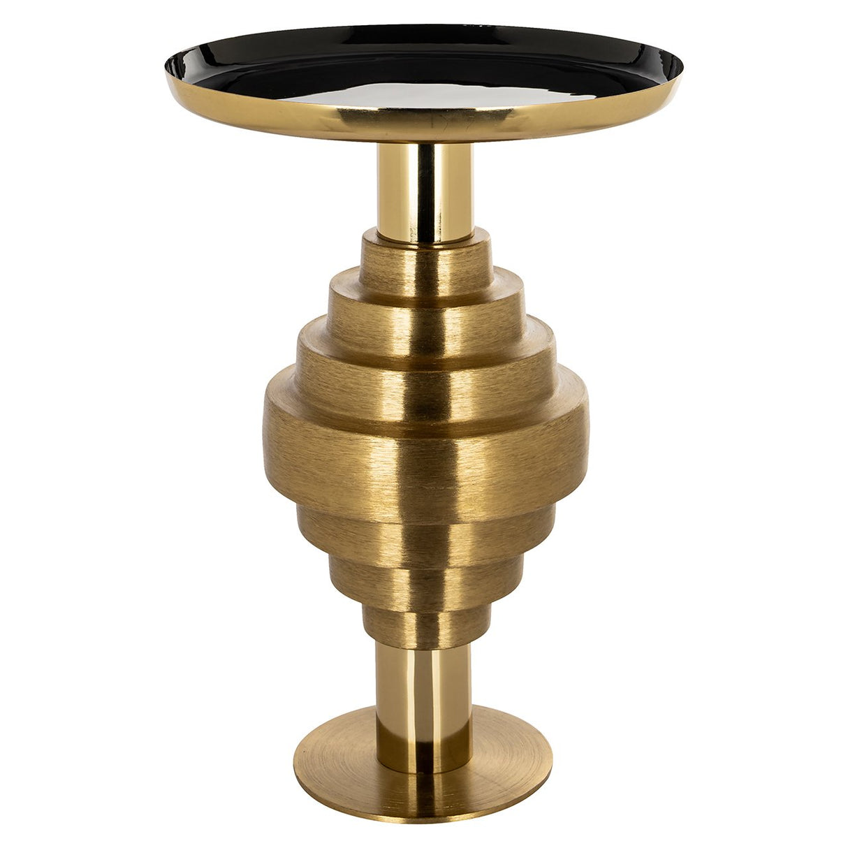 Bijzettafel Renao (Black/gold) van Richmond Interiors – Luxe comfort op maat van PureWonen. Vraag naar de beste prijs.