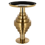 Bijzettafel Renao (Black/gold) van Richmond Interiors – Luxe comfort op maat van PureWonen. Vraag naar de beste prijs.