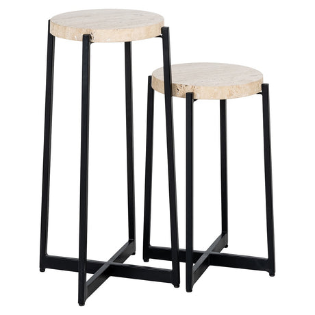 Bijzettafel Dillinger set of 2 (Beige) van Richmond Interiors – Luxe comfort op maat van PureWonen. Vraag naar de beste prijs.