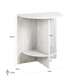 Bijzettafel Lansky (Beige) van Richmond Interiors – Luxe comfort op maat van PureWonen. Vraag naar de beste prijs.