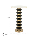 Bijzettafel Barbara black (Black) van Richmond Interiors – Luxe comfort op maat van PureWonen. Vraag naar de beste prijs.